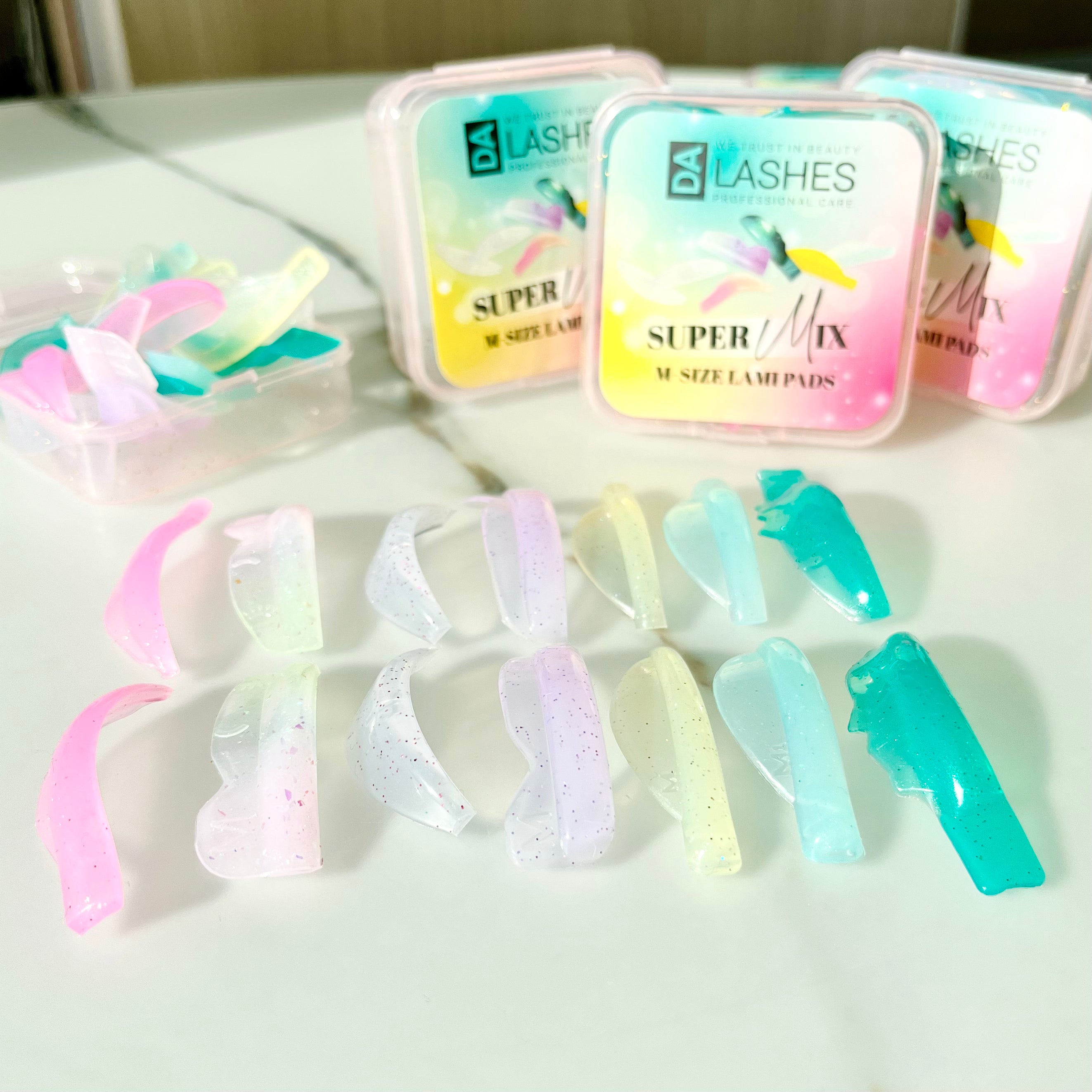 Ciglia Medie Bigodini Laminazione Super Mix M DALASHES