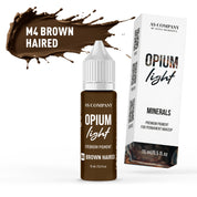 AS Pigments - M4 BROWN HAIRED mineral eyebrow pigment (OPIUM LIGHT)