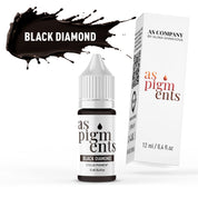 AS Pigments - BLACK DIAMOND Eyelid Pigment - mrpmu