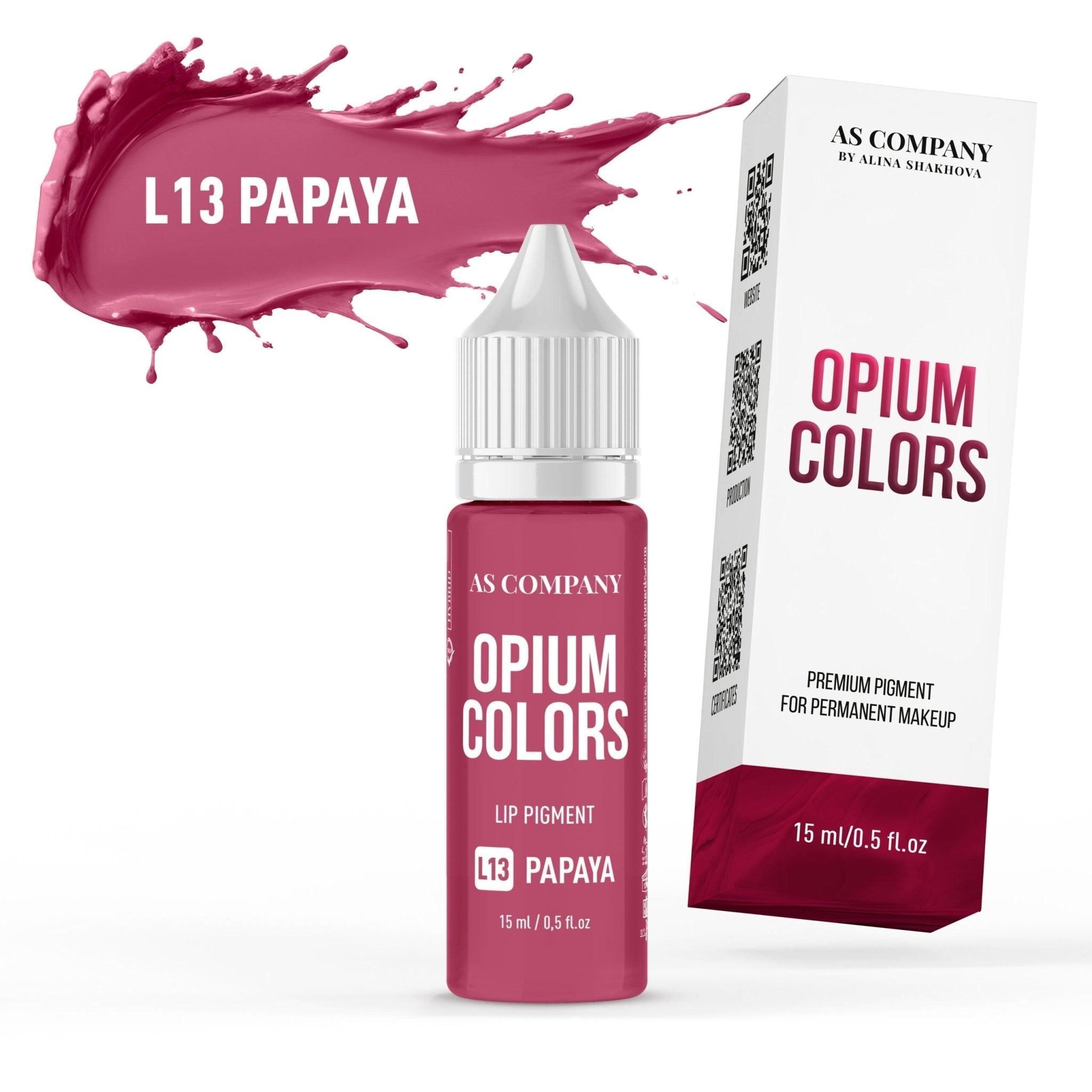 AS Pigments OPIUM COLORS - L13 PAPAYA lip pigment - mrpmu