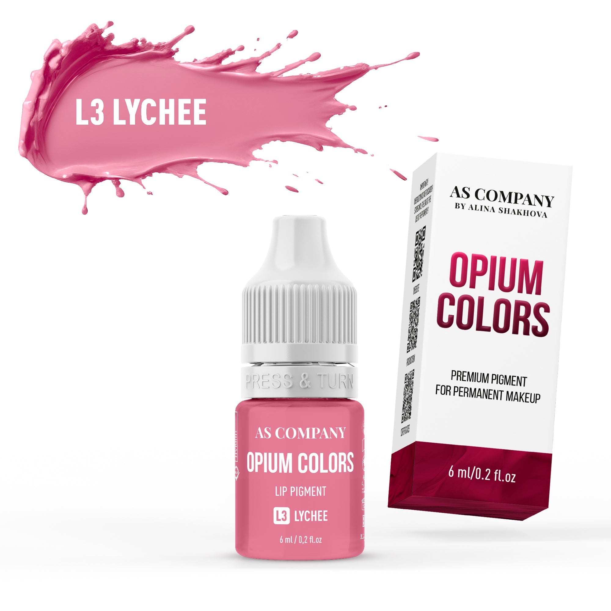 AS Pigments OPIUM COLORS - L3 LYCHEE lip pigment - mrpmu