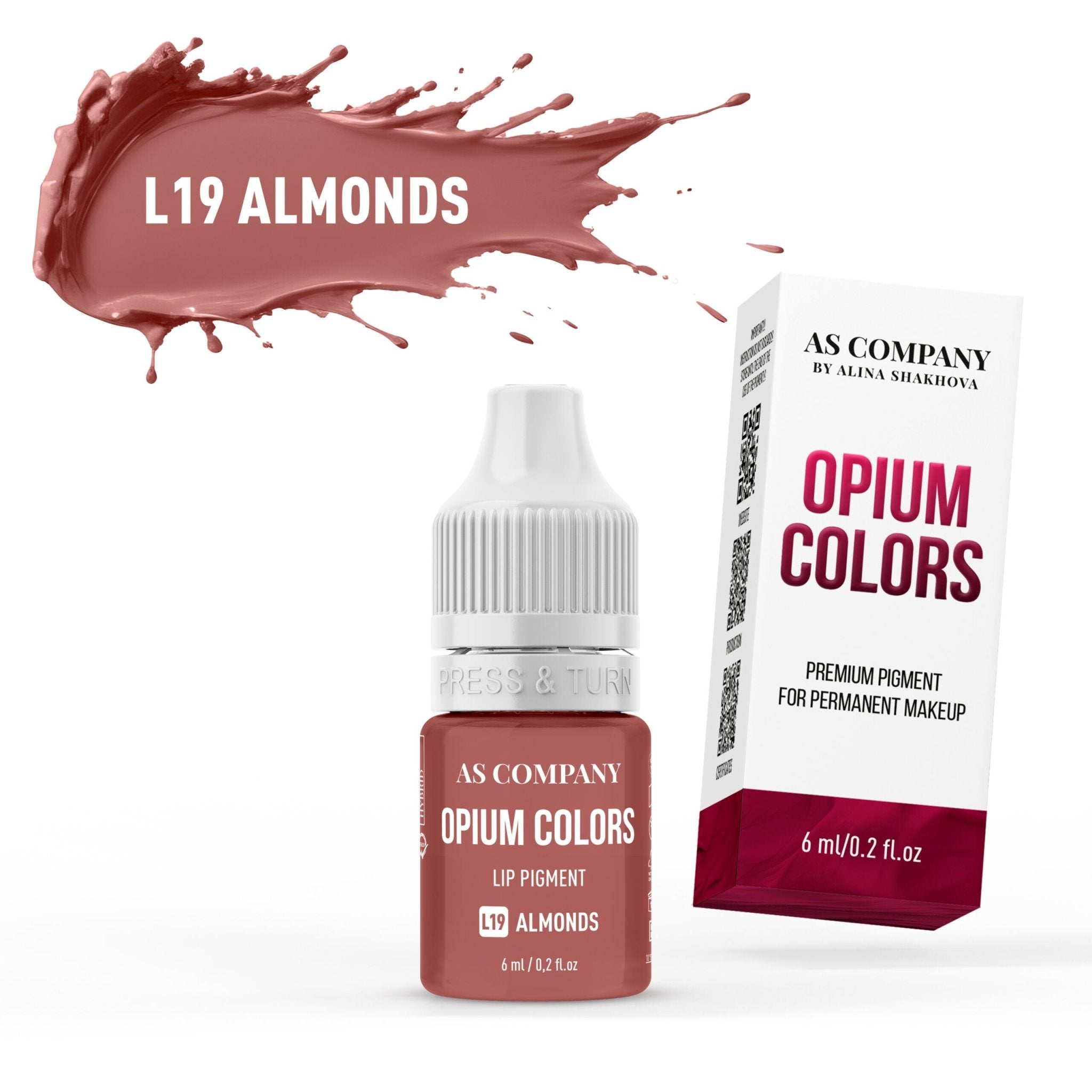 AS Pigments OPIUM COLORS - Lips set, hybrids 6 ml - mrpmu