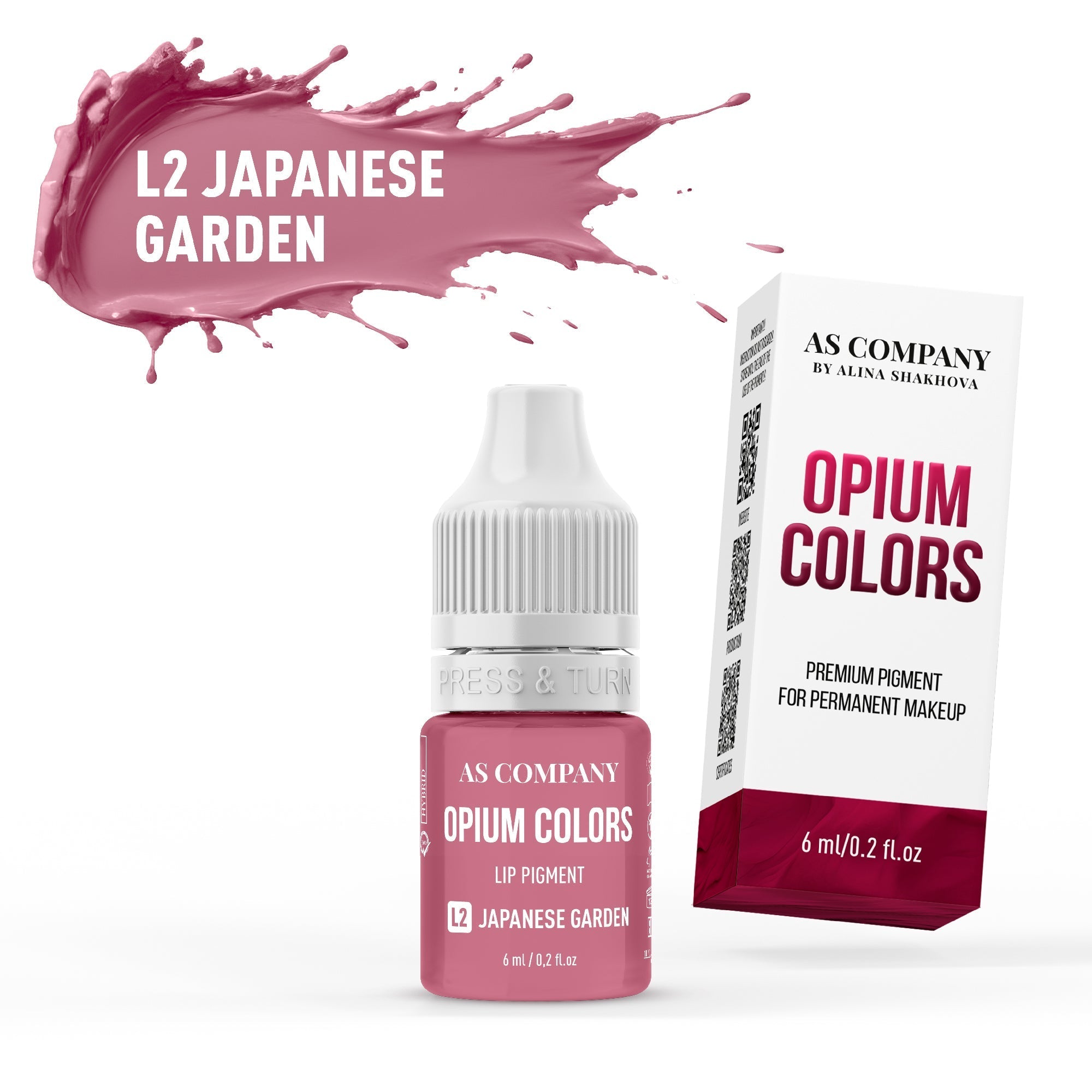 AS Pigments OPIUM COLORS - Lips set, hybrids 6 ml - mrpmu