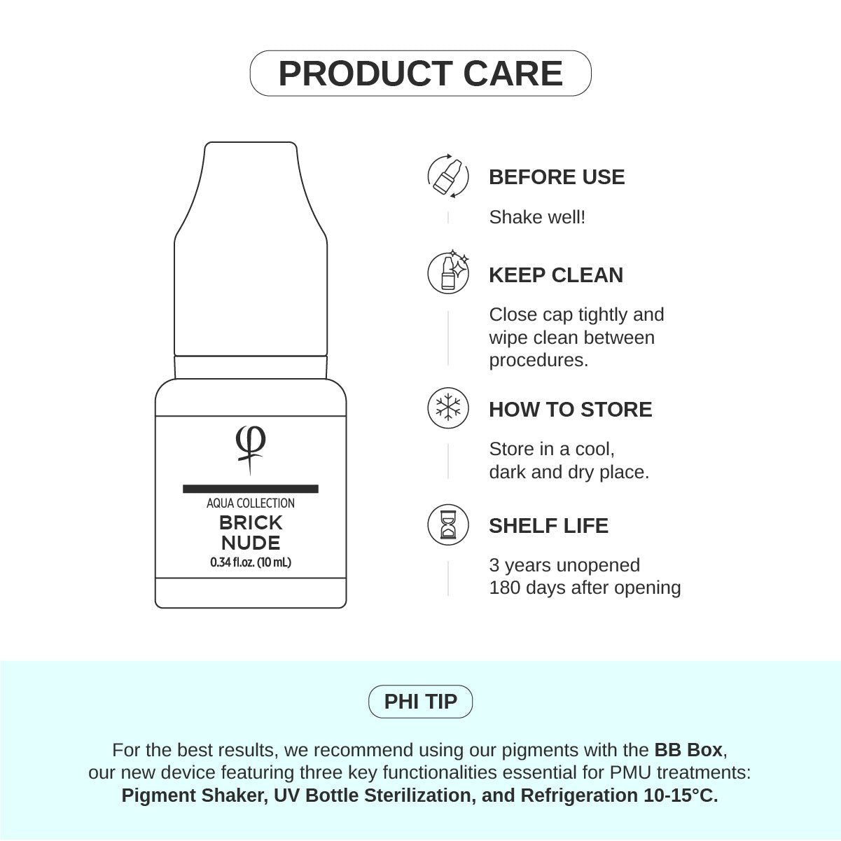 Brick Nude PMU pigment 10ml - Mr.PMU