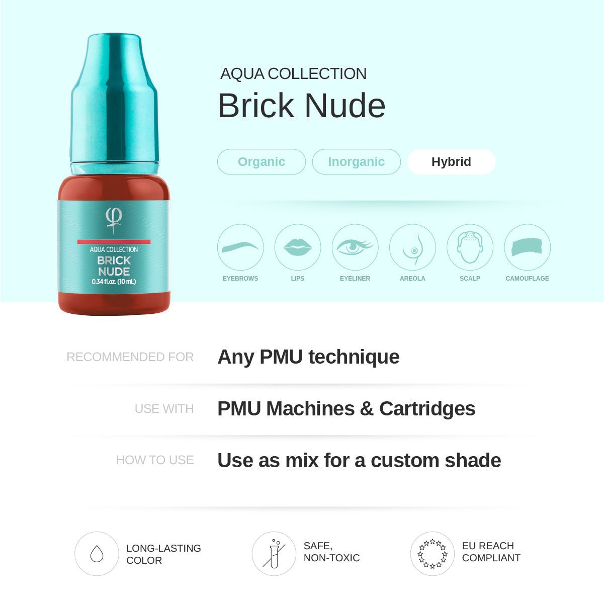 Brick Nude PMU pigment 10ml - Mr.PMU