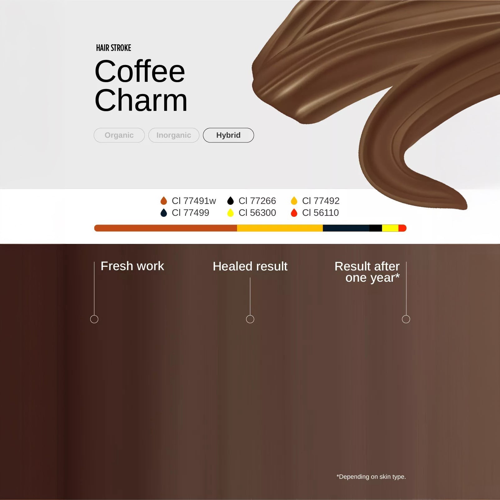 Coffee Charm PMU Hair Stroke Pigment 10ml - mrpmu