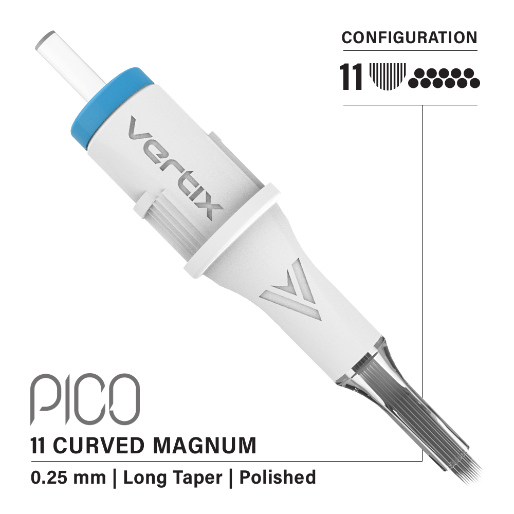 Confezione da 20 cartucce Vertix Pico Magnum Curved Long Taper - mrpmu