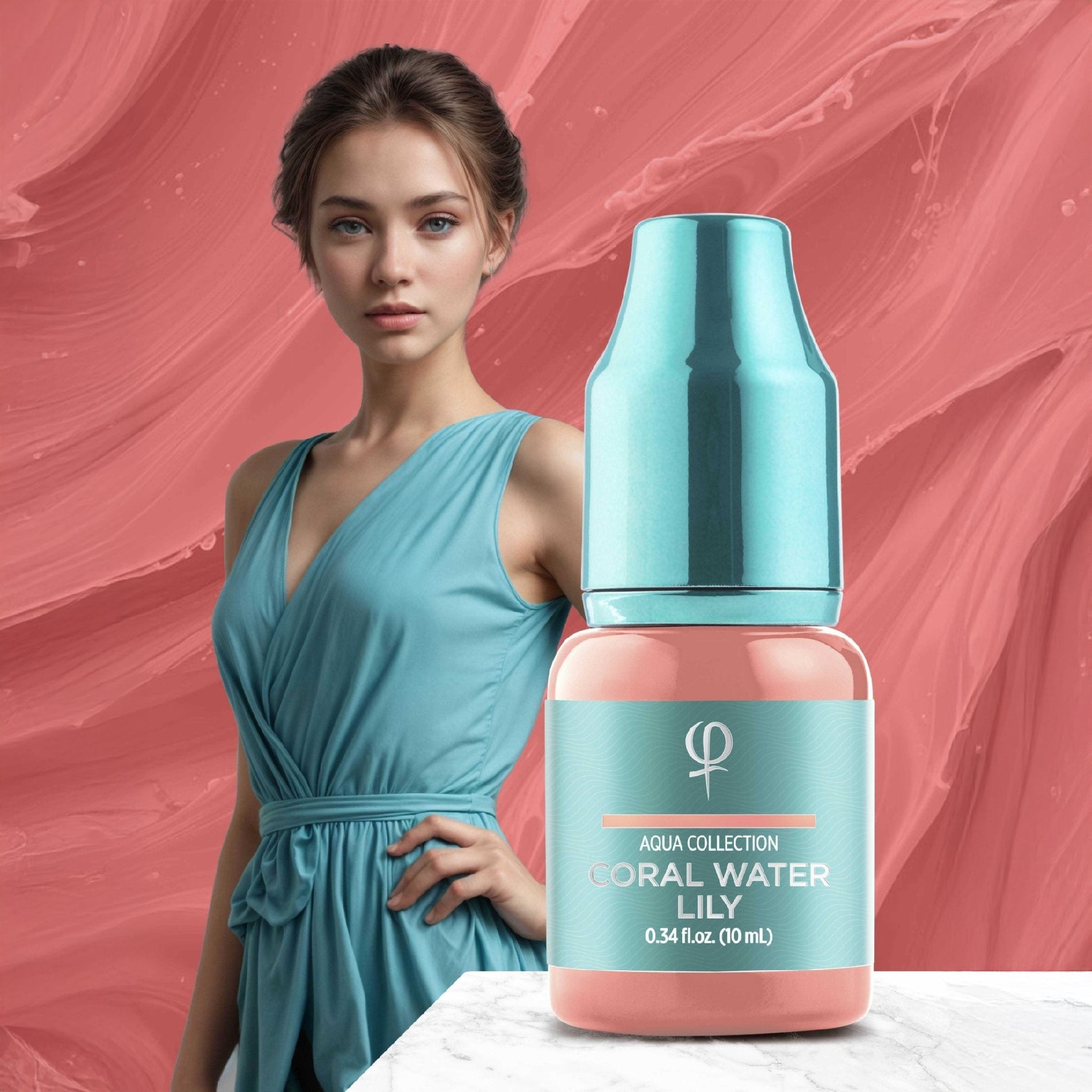 Coral Water Lily PMU pigment 10ml - Mr.PMU