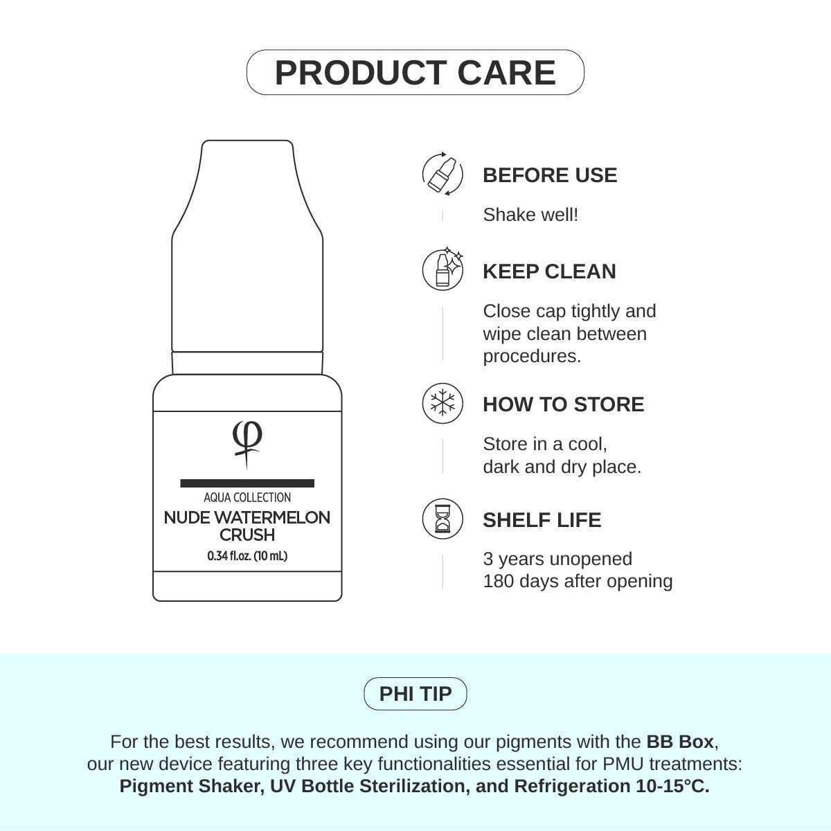 Nude Watermelon Crush PMU pigment 10ml - Mr.PMU