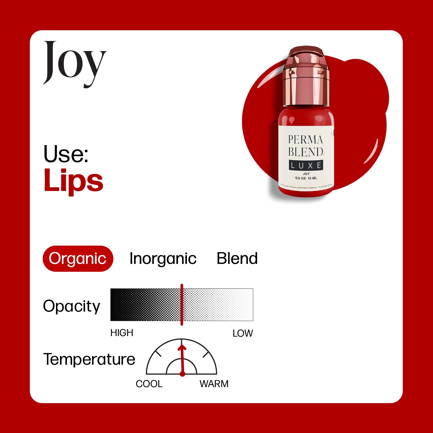 Perma Blend Luxe PMU Ink - Joy 15ml - mrpmu