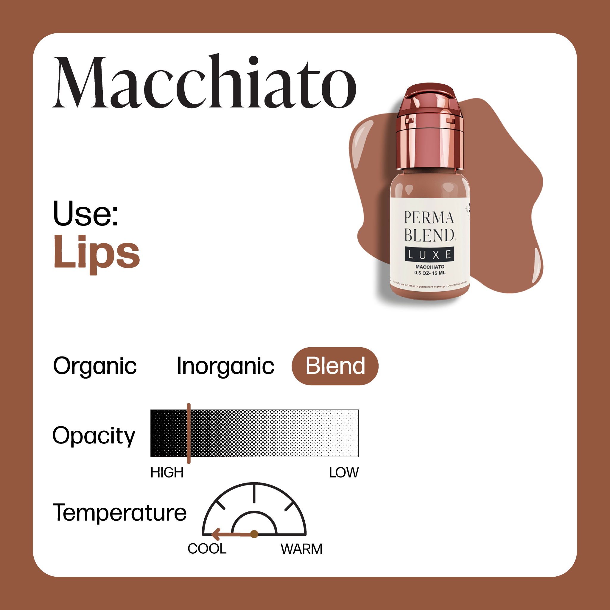 Perma Blend Luxe PMU Ink - Macchiato 15ml - mrpmu