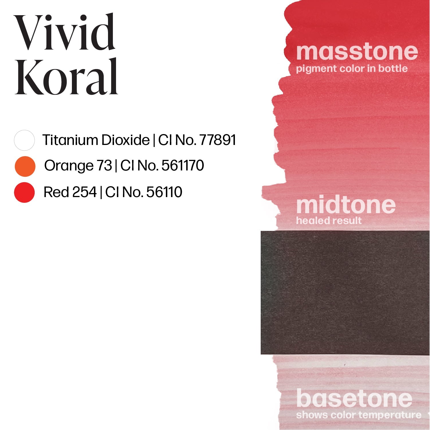 Perma Blend Luxe PMU Ink - Vivid Koral 15ml - mrpmu