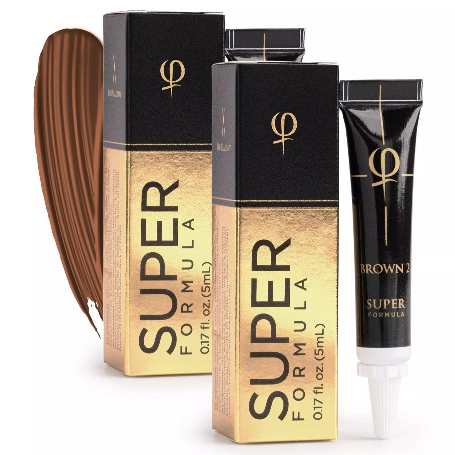 PhiBrows BROWN 2 SUPER - 2pcs - Mr.PMU