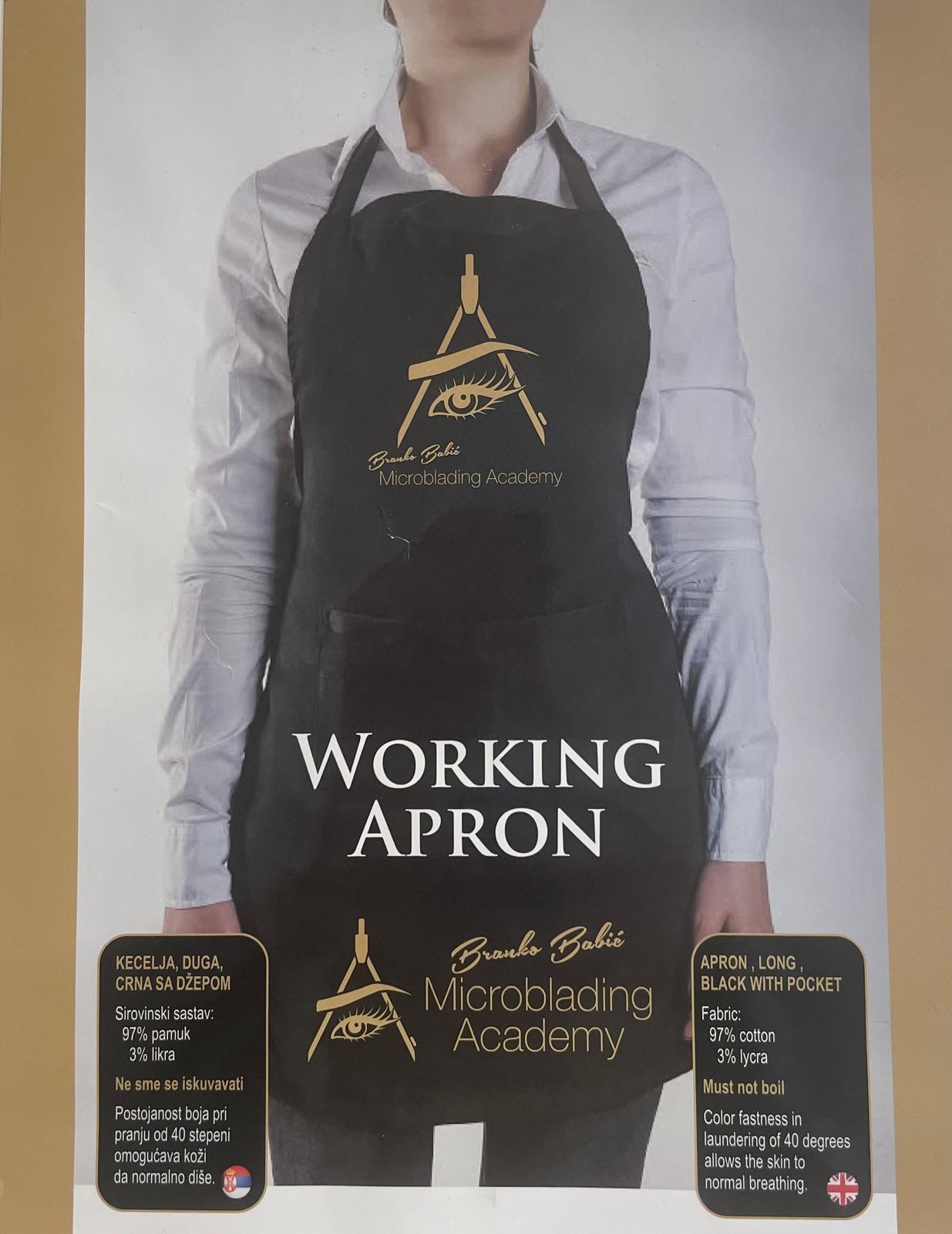 PhiBrows Working Apron - Mr.PMU
