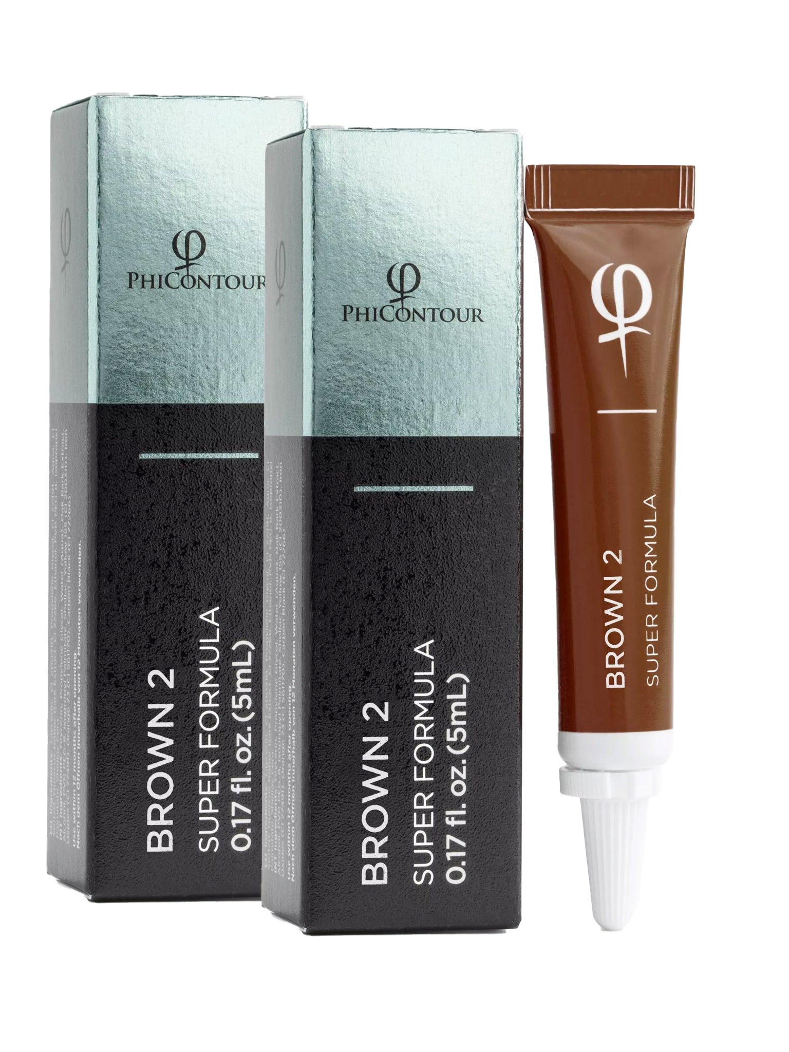 PhiContour BROWN 2 SUPER Pigment 5ml - 2pcs - Mr.PMU