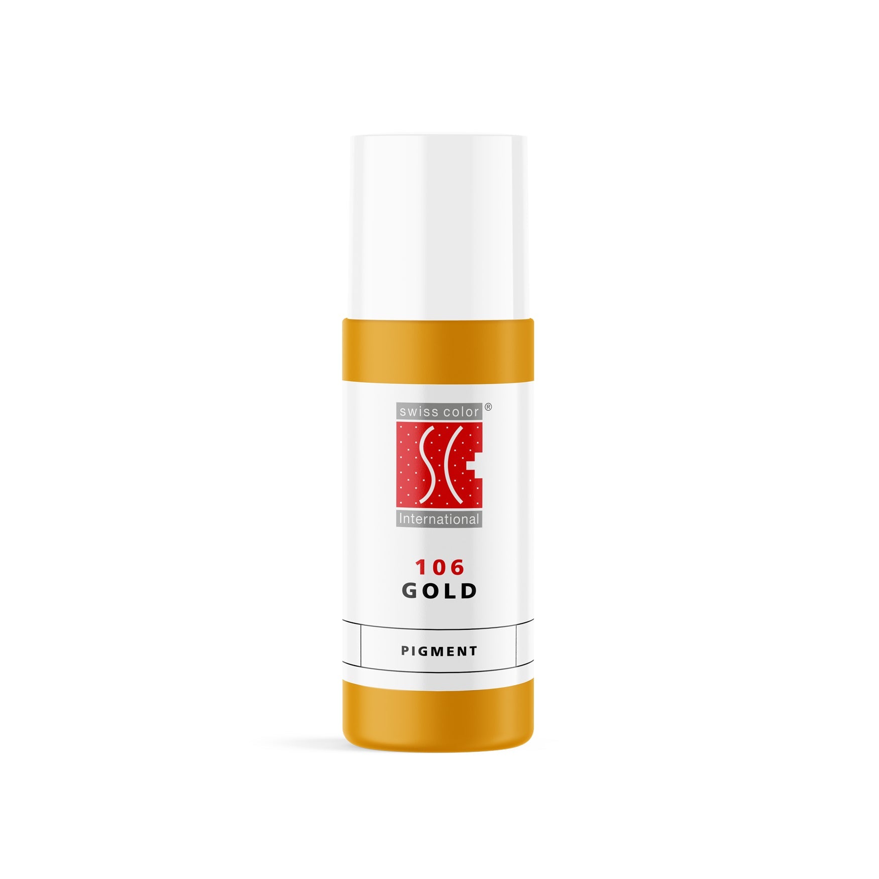 106 Gold - Pigmento de Maquillaje Permanente Mineral 5ml - Swiss Color - mrpmu