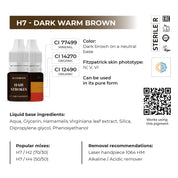 AS Pigments - EYEBROW SET HAIR STROKES HYBRID ORGANIC-BASED 6 ml