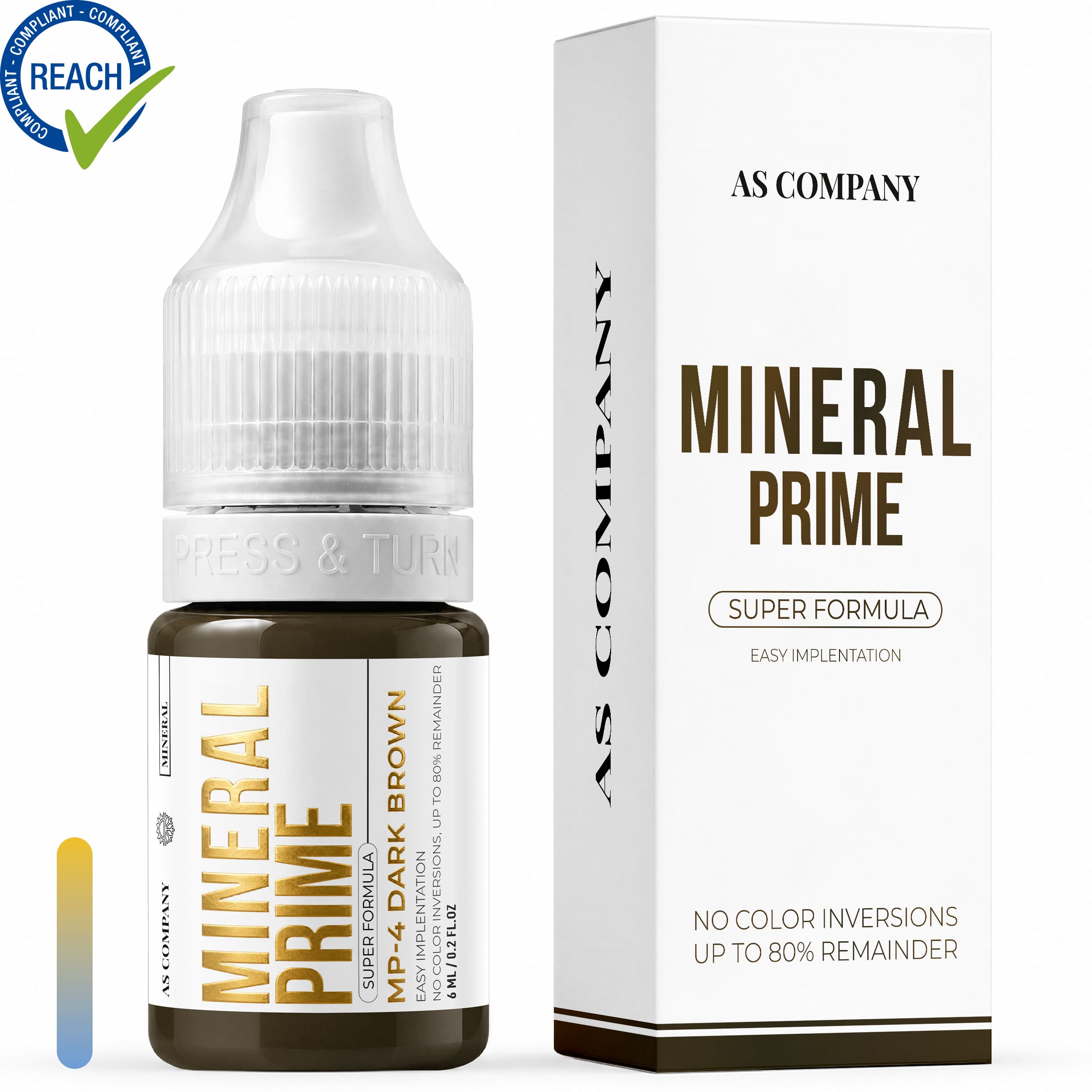 AS PIGMENTS - MP4 Dark Brown – Mineral Prime SUPER Formula 6 ml 