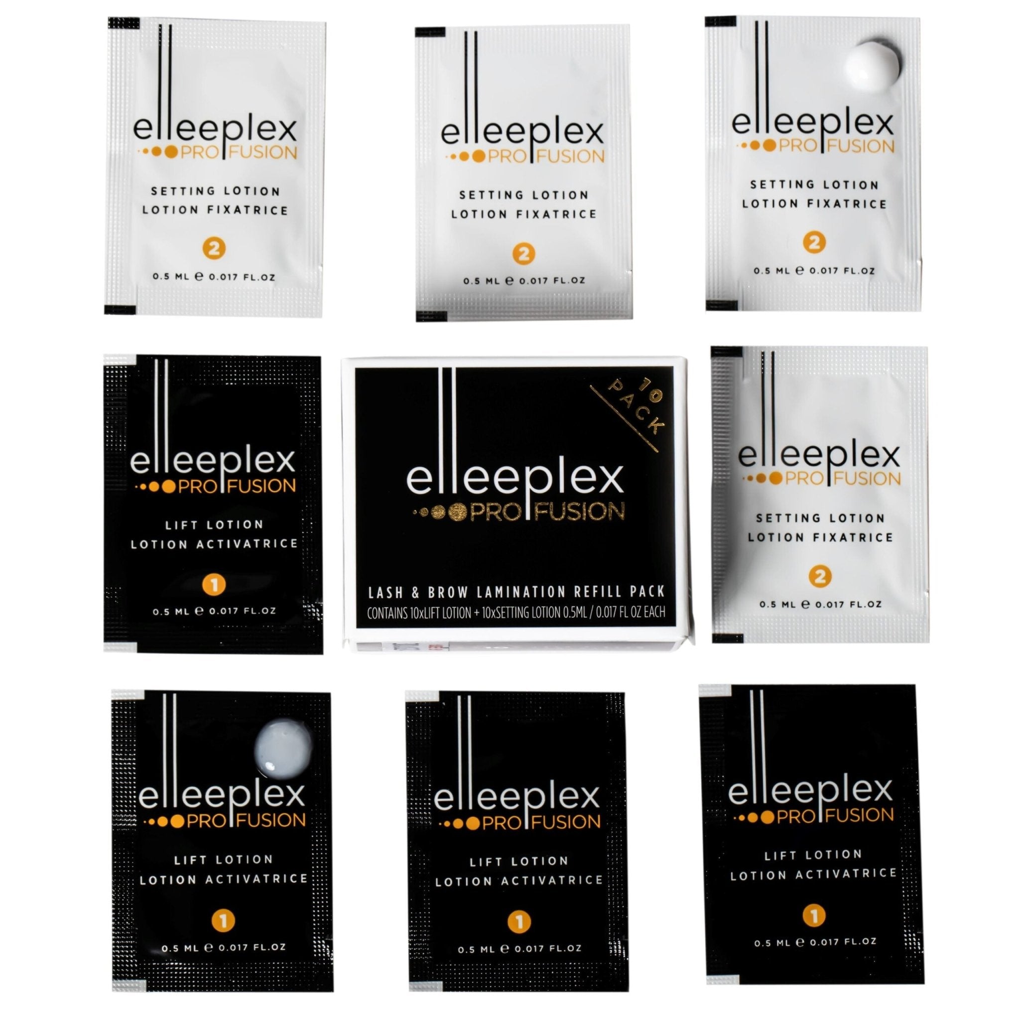 Lociones Elleebana ProFusion Lash Lift + Lamination - 10pcs - Mr.PMU
