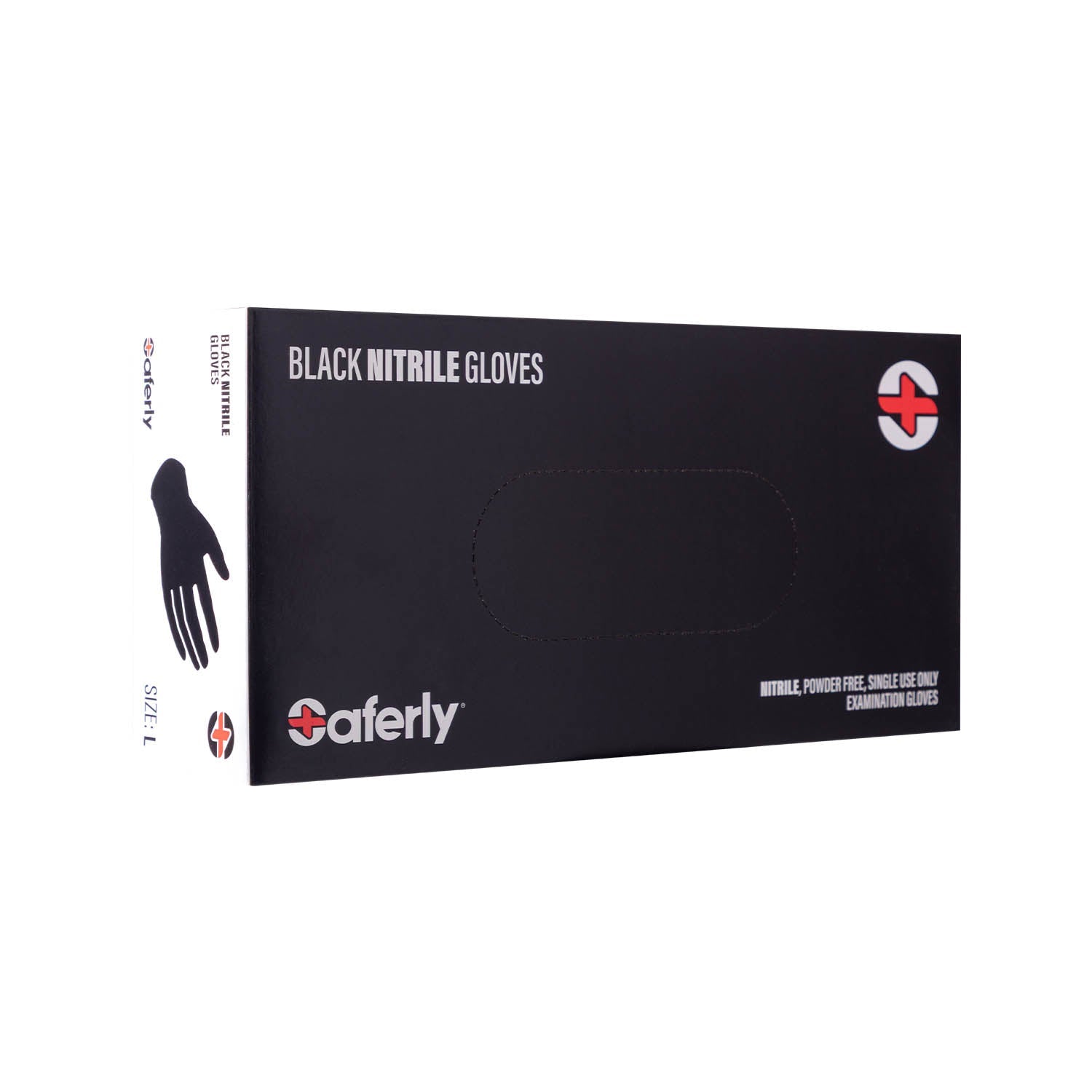 Scatola da 100 Guanti in Nitrile Neri - Mr.PMU