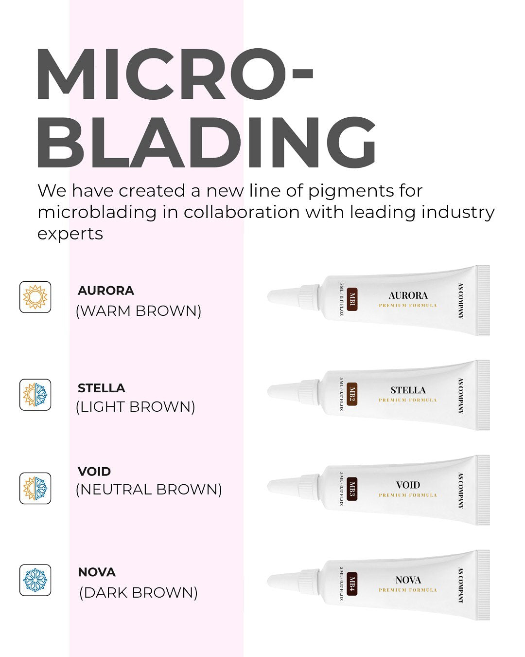 AS Pigments - MB2 STELLA (Microblading Pigment), 5ml