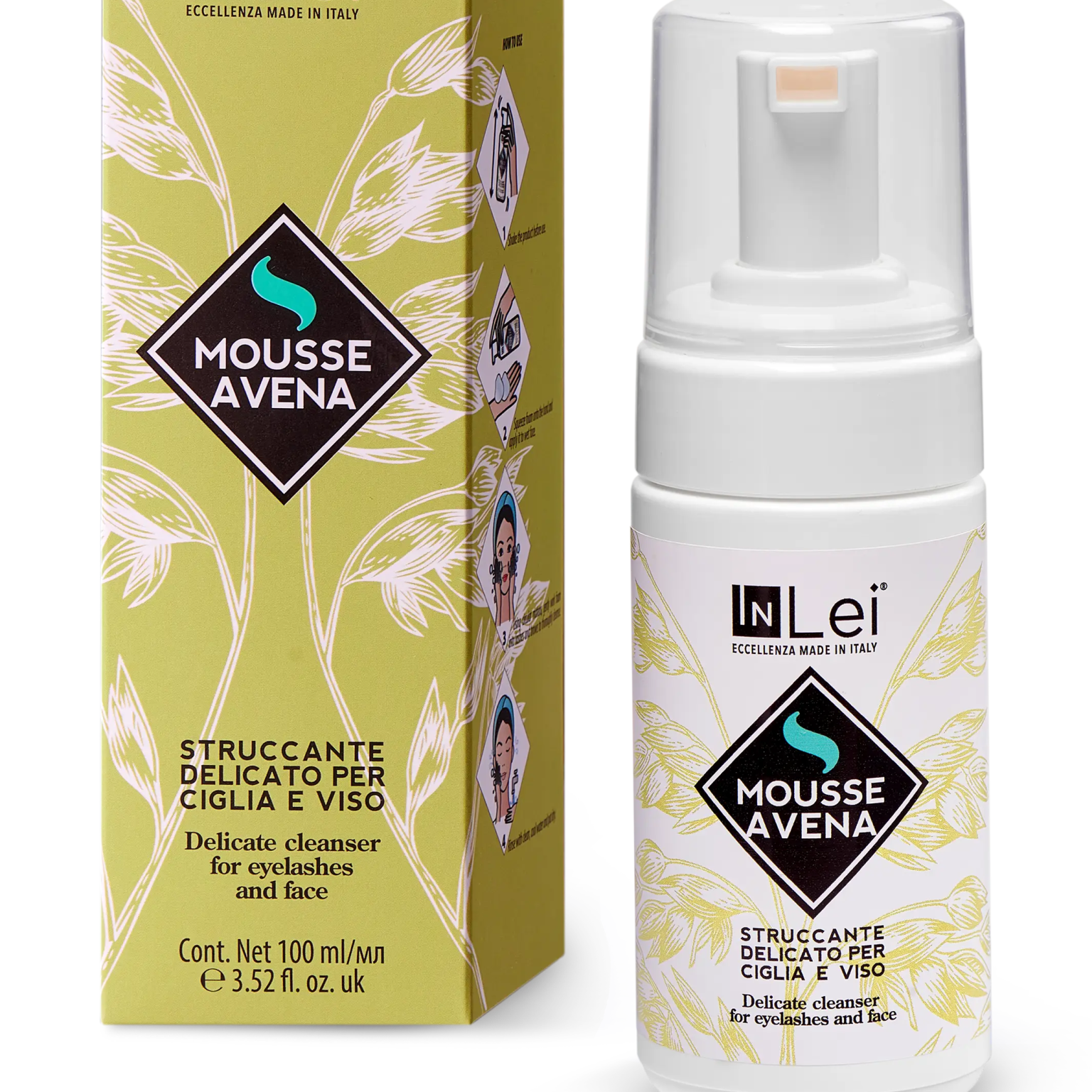 MOUSSE AVENA desmaquillante delicado para pestañas y rostro 100ml - Mr.PMU