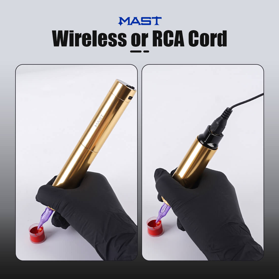 Máquina de tatuajes Dragonhawk Mast Tour Y22 Wireless Pen PMU - mrpmu