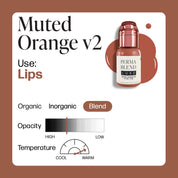 Perma Blend Luxe PMU Ink - Naranja Apagado 15ml 