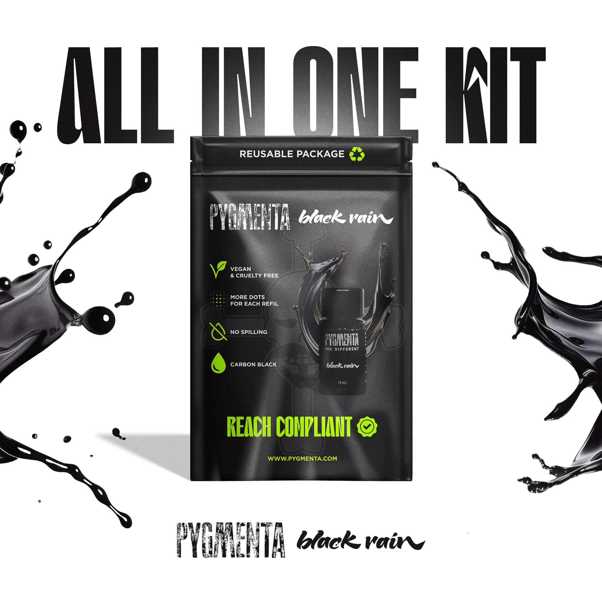 Pigmento Black Rain para tricopigmentación Kit - Mr.PMU