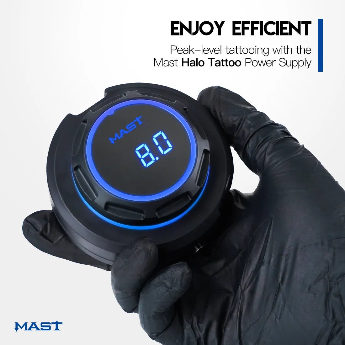 Fuente de alimentación para Tatuajes Dragonhawk Mast Halo con Doble Modo de Arranque para Máquinas de Tatuajes - mrpmu