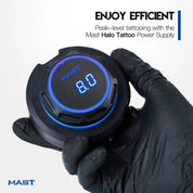 Fuente de alimentación para Tatuajes Dragonhawk Mast Halo con Doble Modo de Arranque para Máquinas de Tatuajes - mrpmu