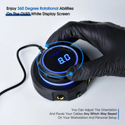 Fuente de alimentación para Tatuajes Dragonhawk Mast Halo con Doble Modo de Arranque para Máquinas de Tatuajes - mrpmu