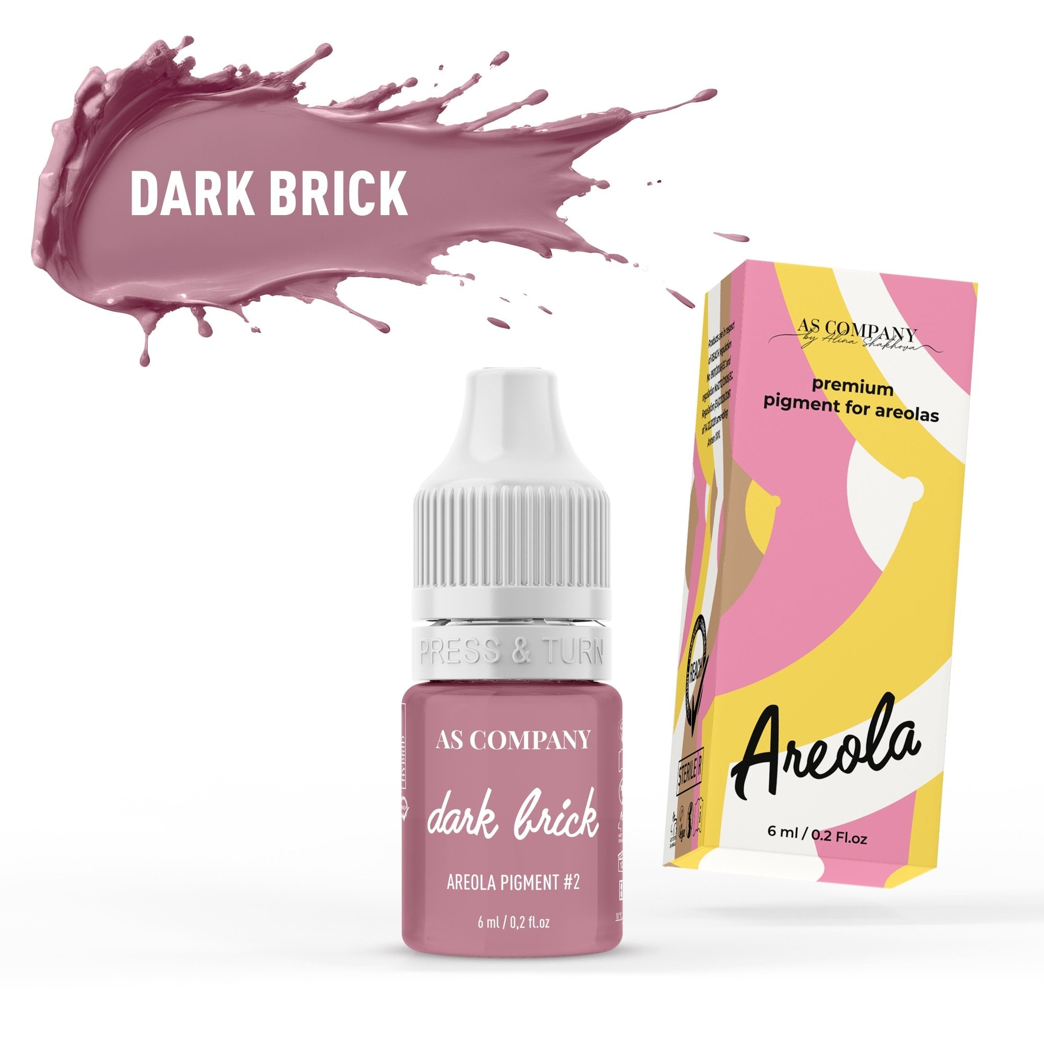 AS Pigments - 2 DARK BRICK 6ml - Mr.PMU