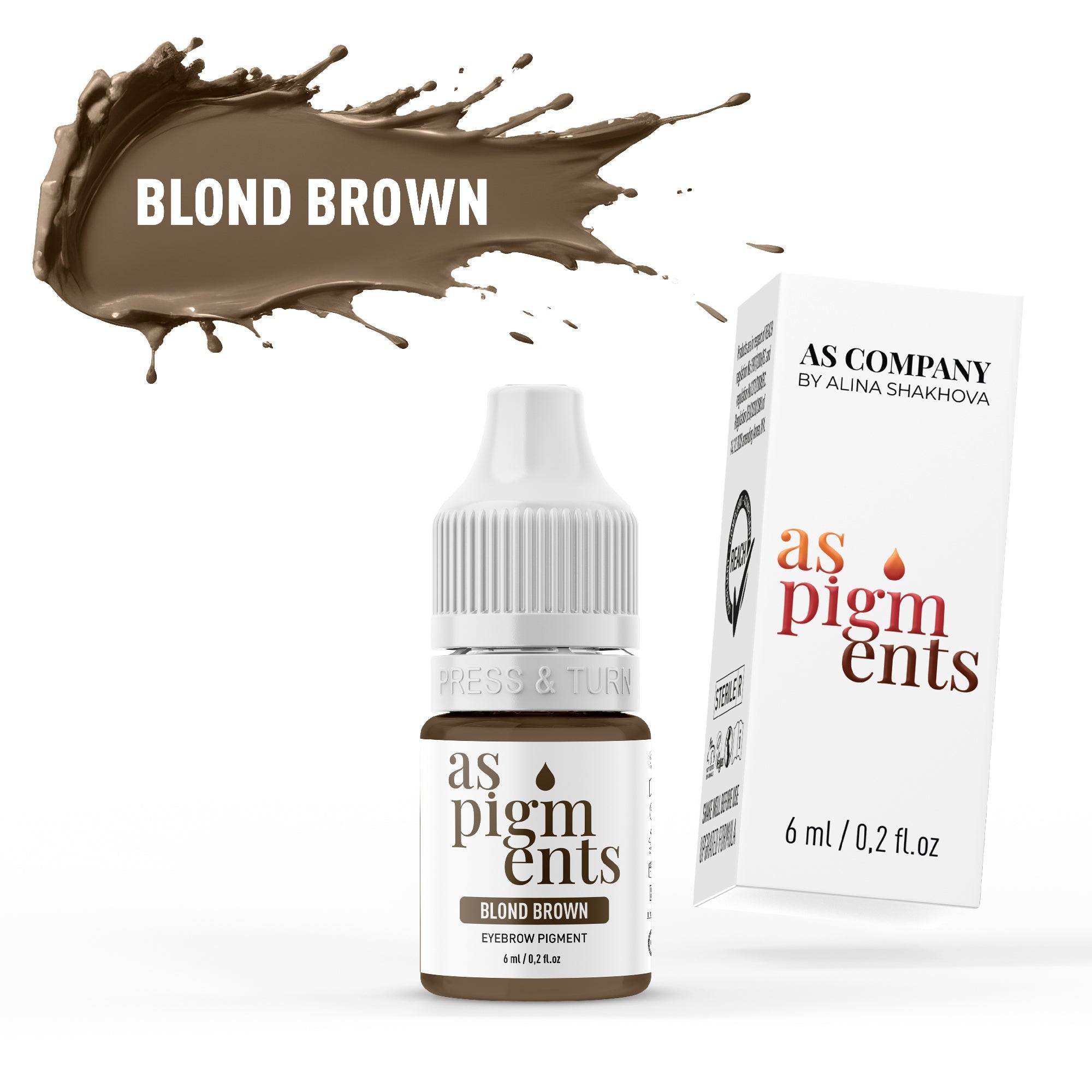AS Pigments - BLOND BROWN Brow Pigment - mrpmu