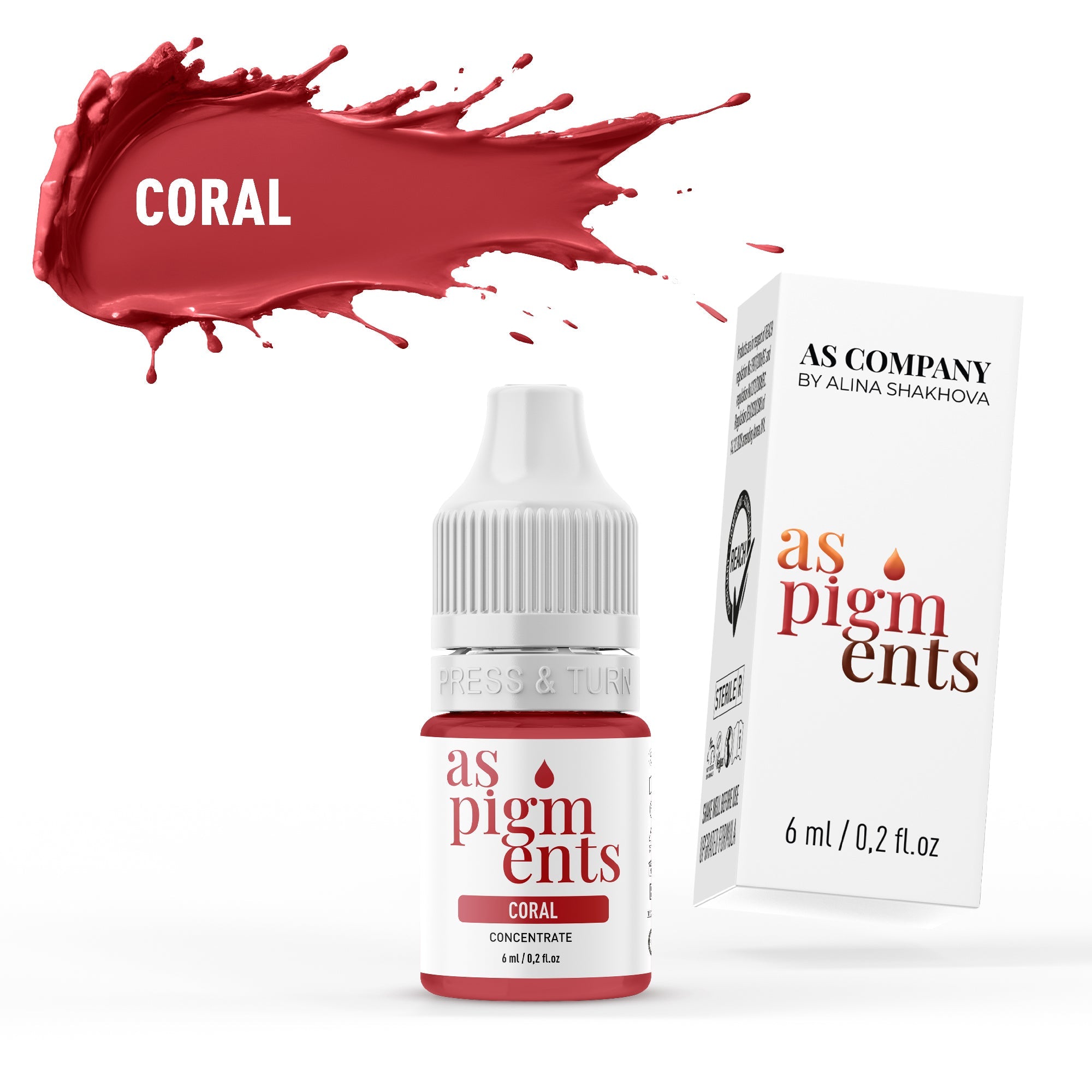 AS Pigments - Concentrate CORAL Lip Pigment - mrpmu
