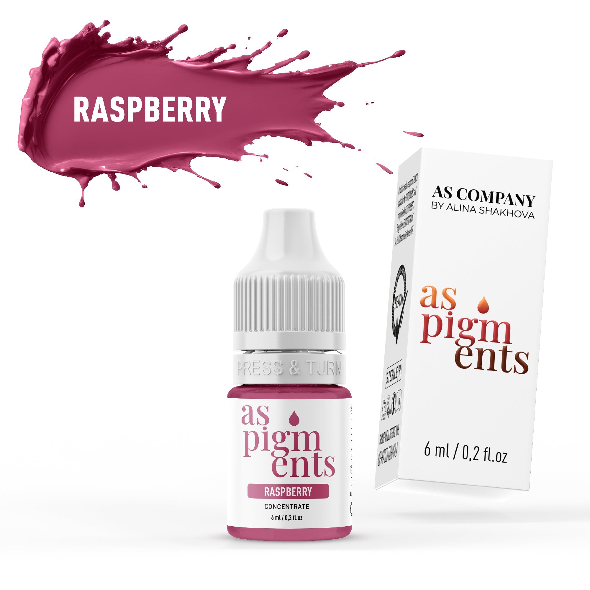 AS Pigments - Concentrate RASPBERRY Lip Pigment - mrpmu