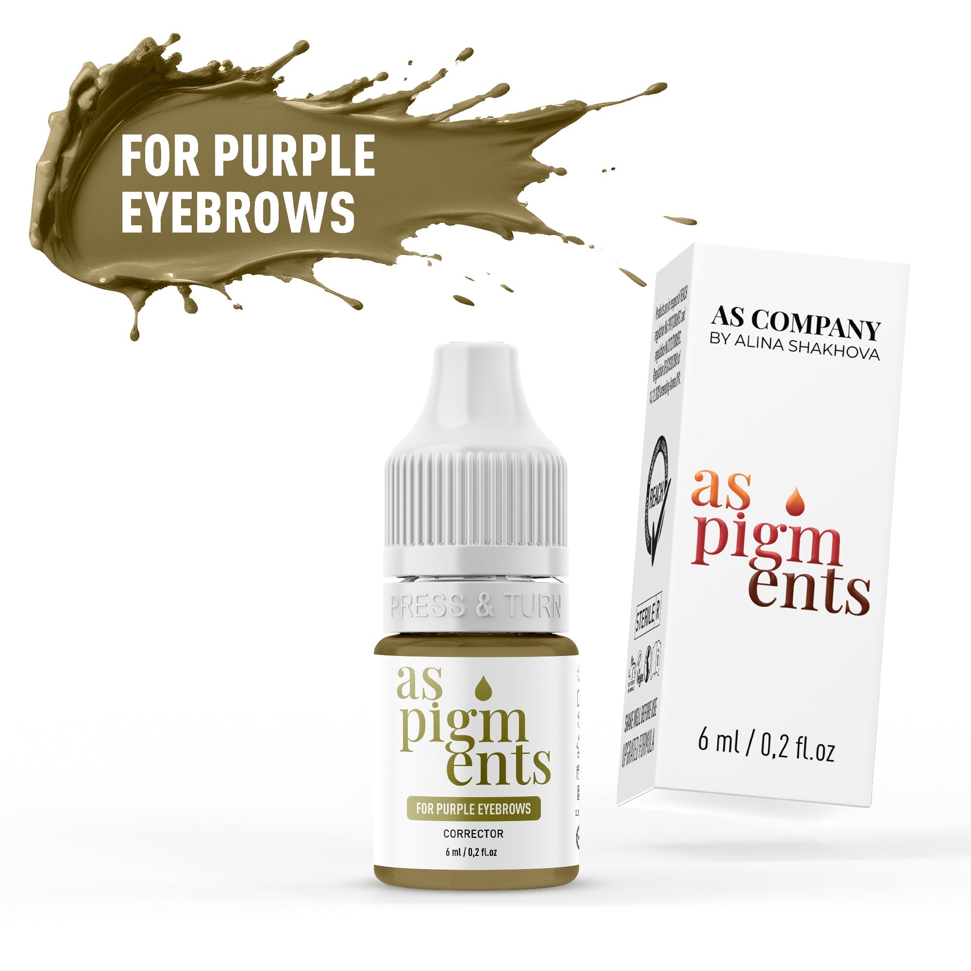 AS Pigments - Correttore per sopracciglia viola - mrpmu