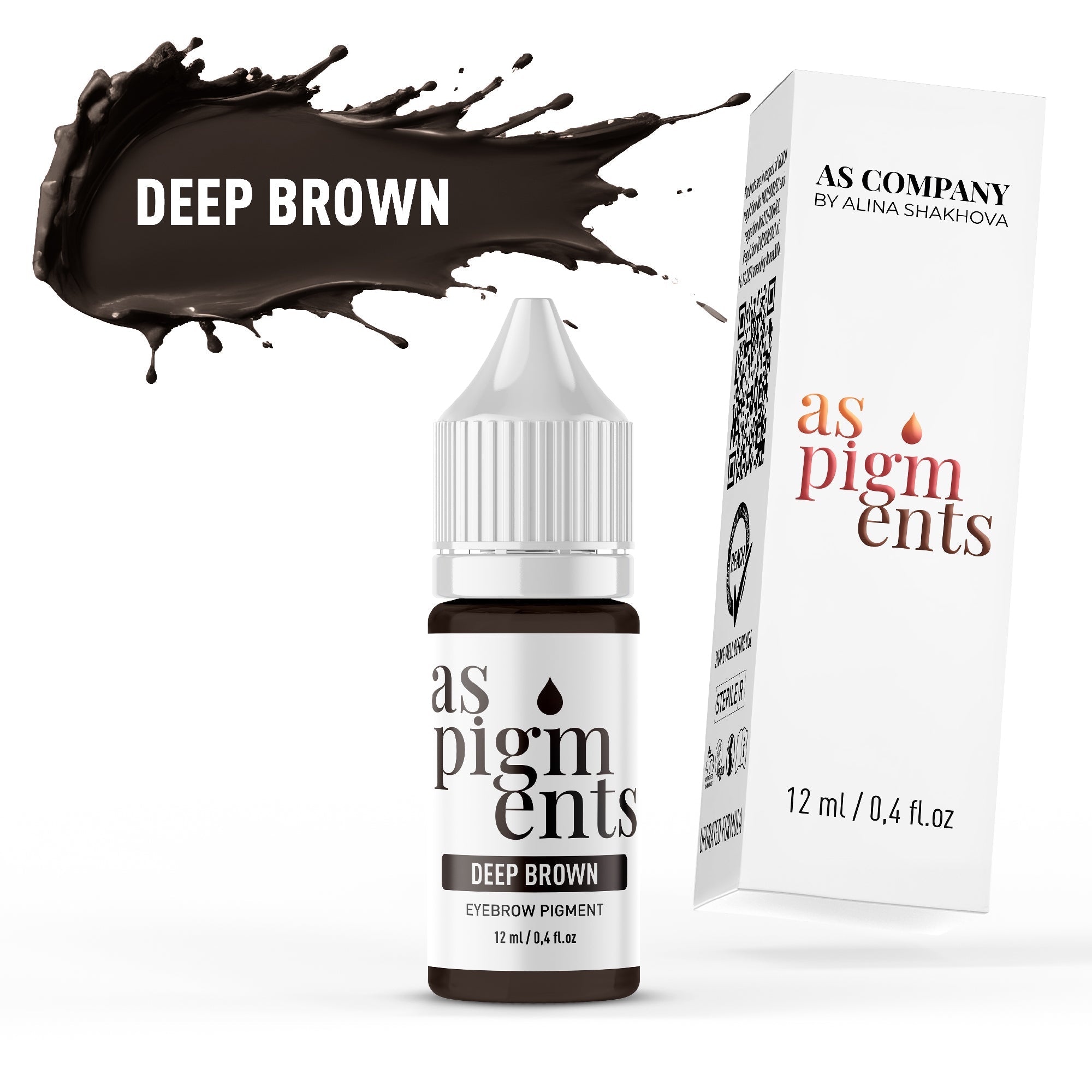 AS Pigments - Pigmento para cejas DEEP BROWN - mrpmu