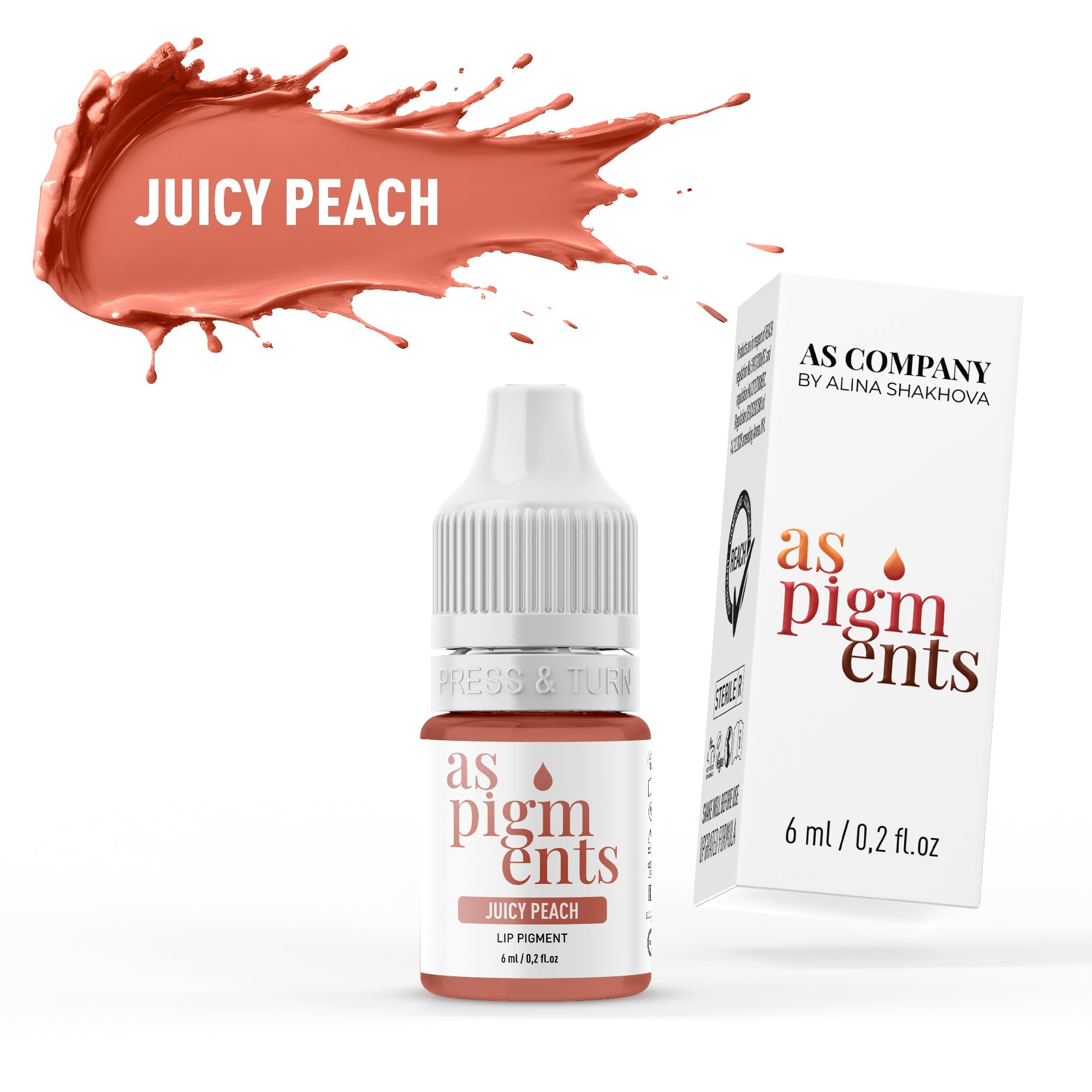 AS Pigments - JUICY PEACH Lip Pigment - mrpmu