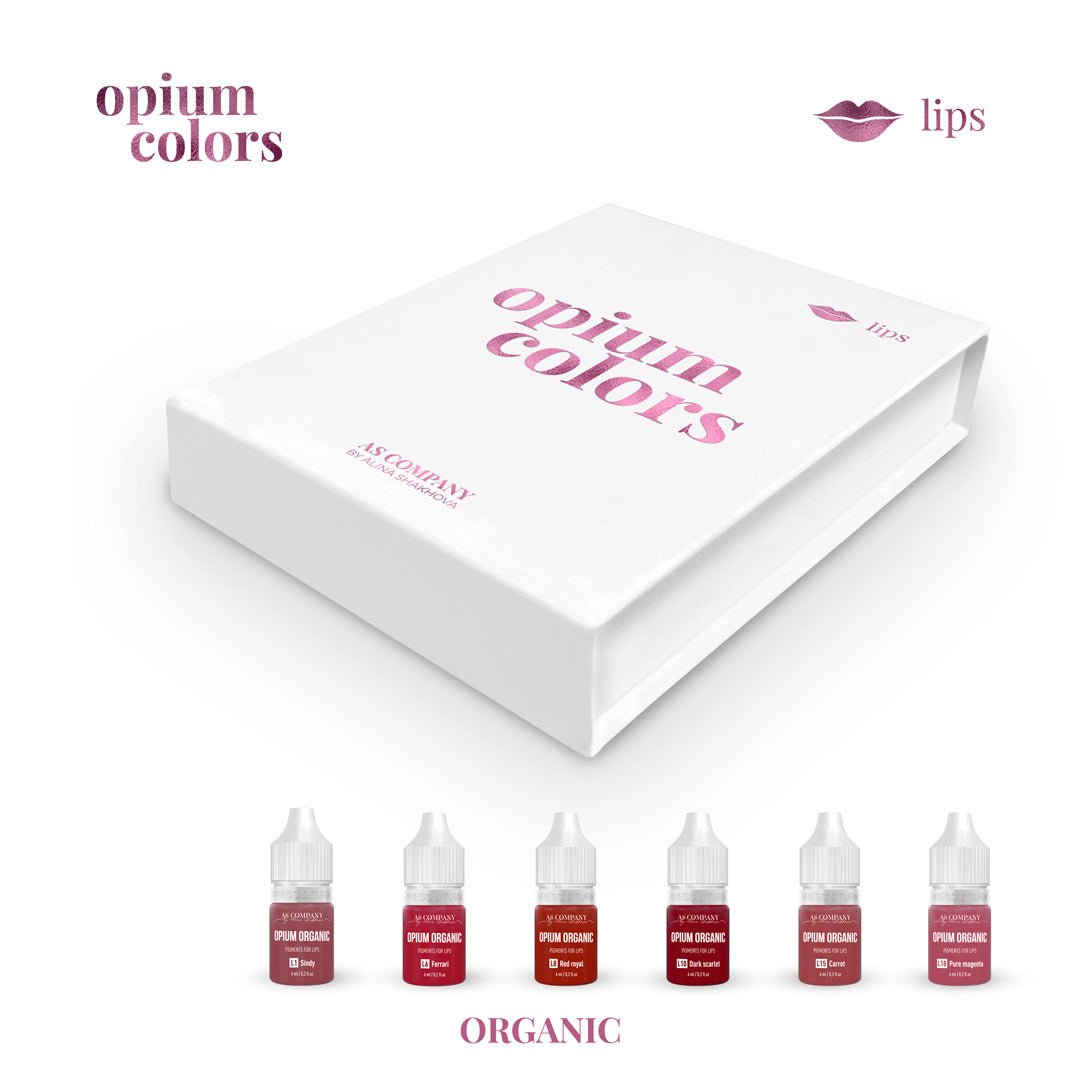 AS Pigments - LIP SET OPIUM COLORS ORGANIC - Mr.PMU