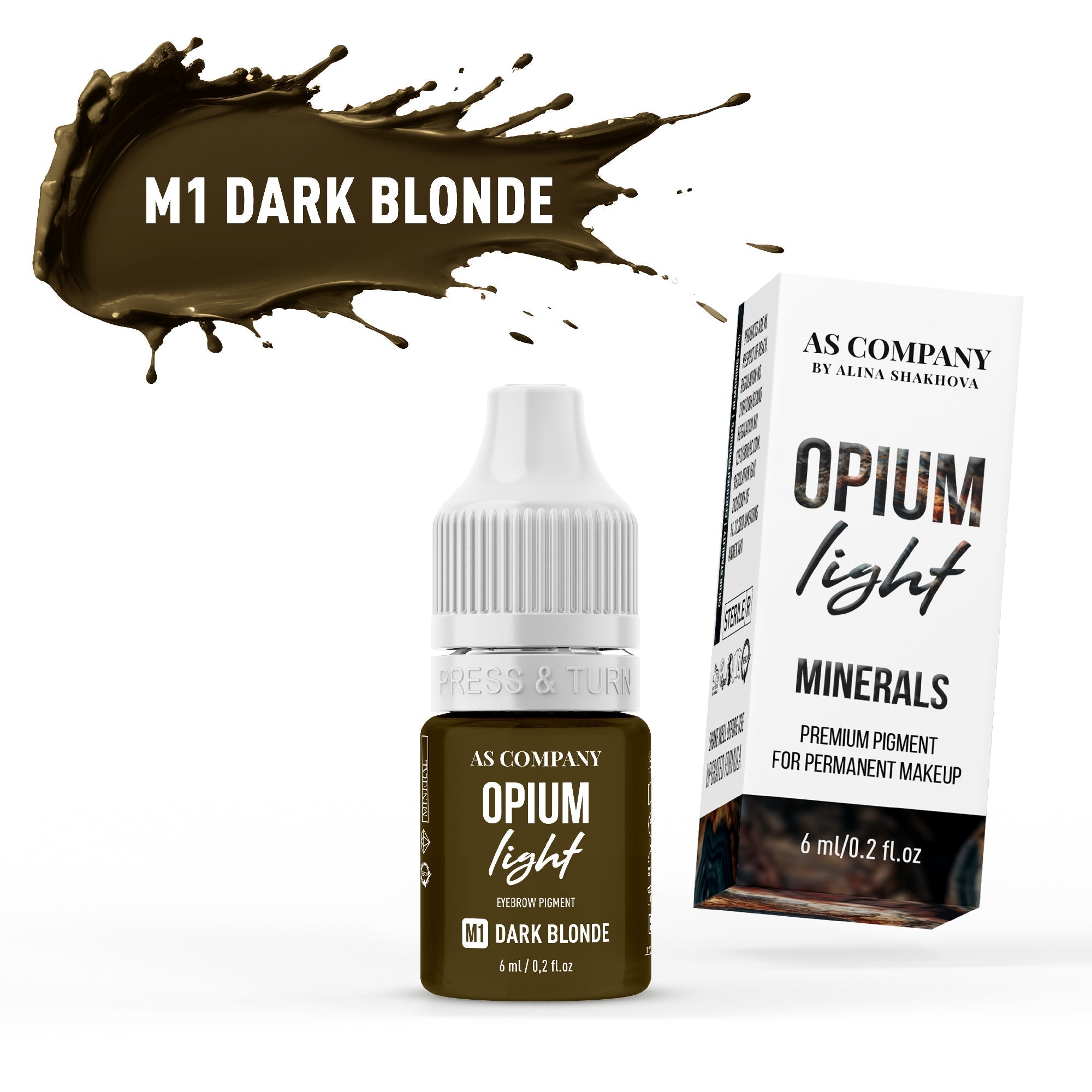 AS Pigments - MINERALS OPIUM LIGHT SET - Eyebrow set - mrpmu