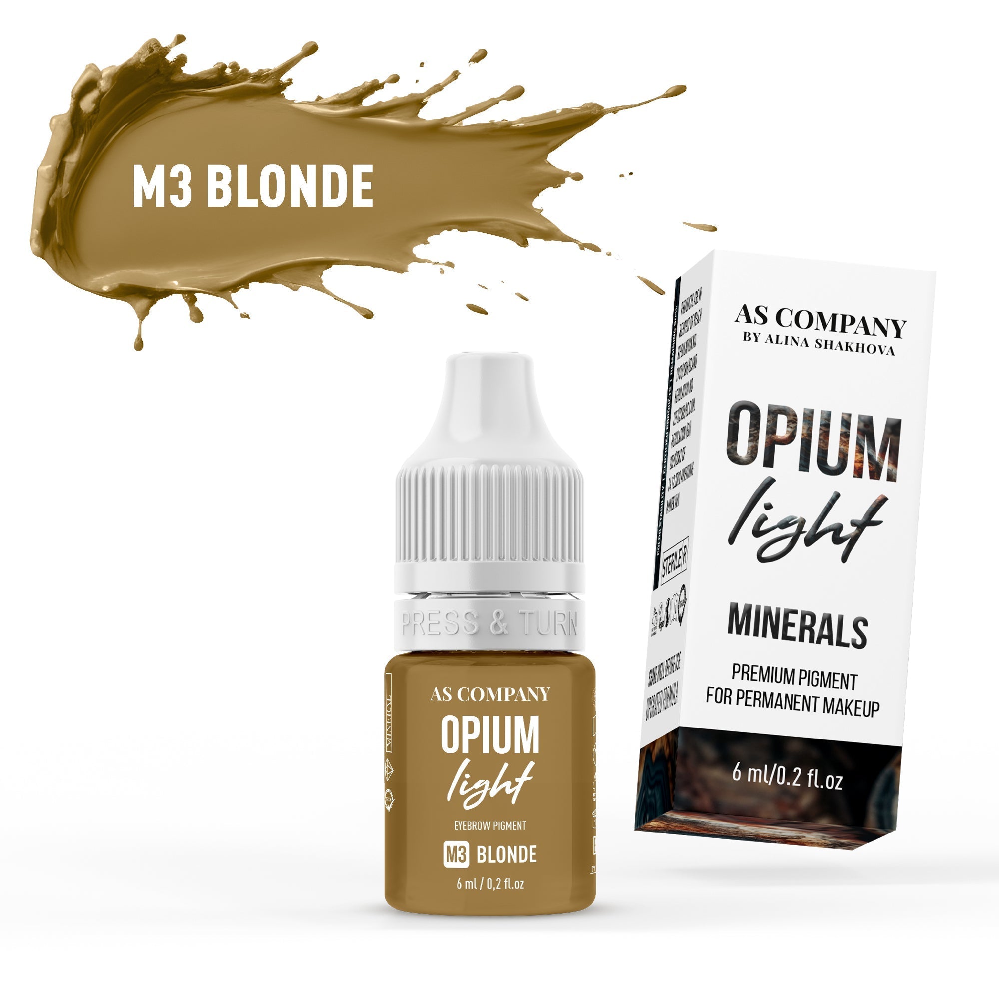 AS Pigments - MINERALS OPIUM LIGHT SET - Eyebrow set - mrpmu