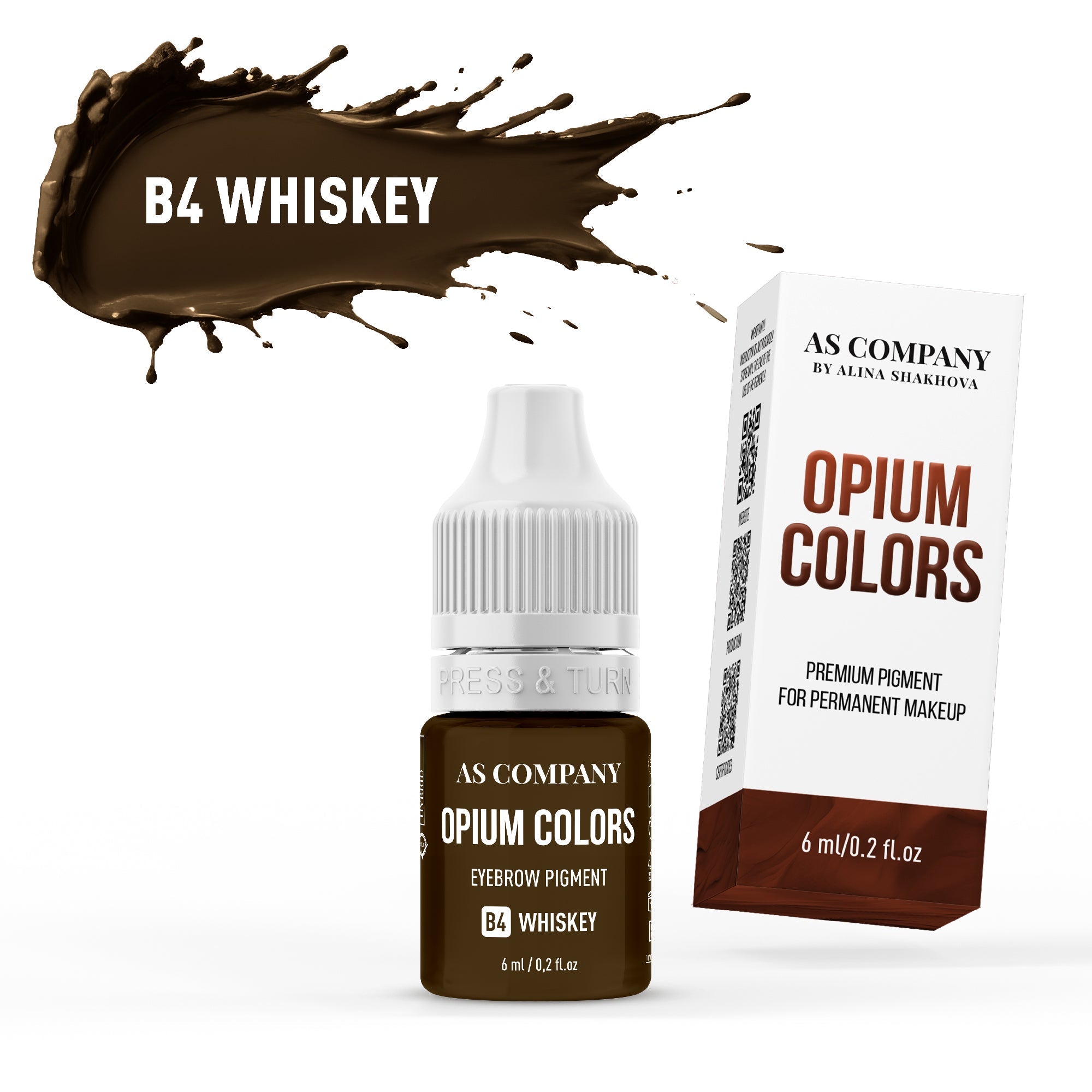 AS Pigments - OPIUM COLORS B4 WHISKEY Brow Pigment - mrpmu