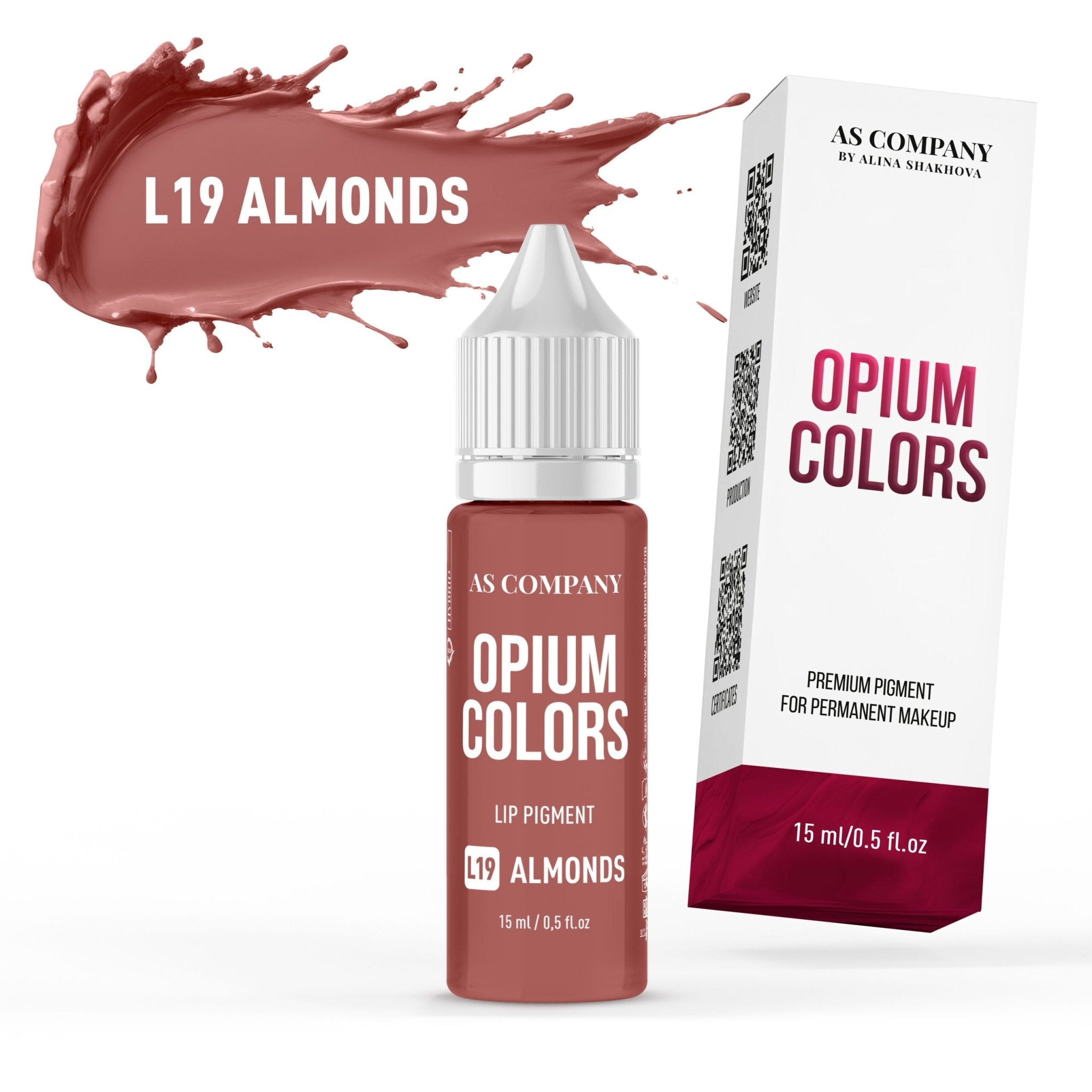 AS Pigments OPIUM COLORS - L19 ALMONDS pigmento labial - mrpmu