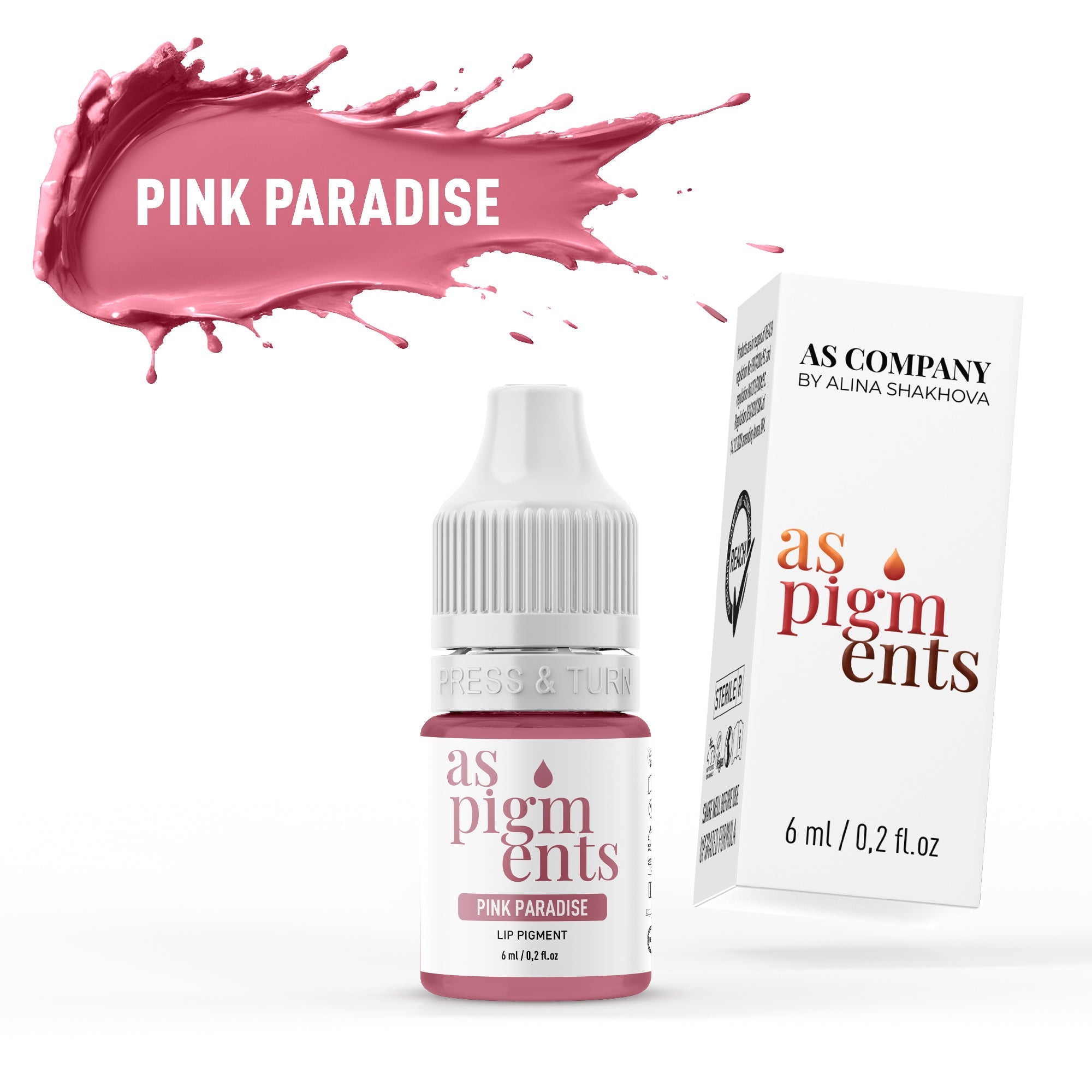 AS Pigments - PINK PARADISE Lip Pigment - mrpmu