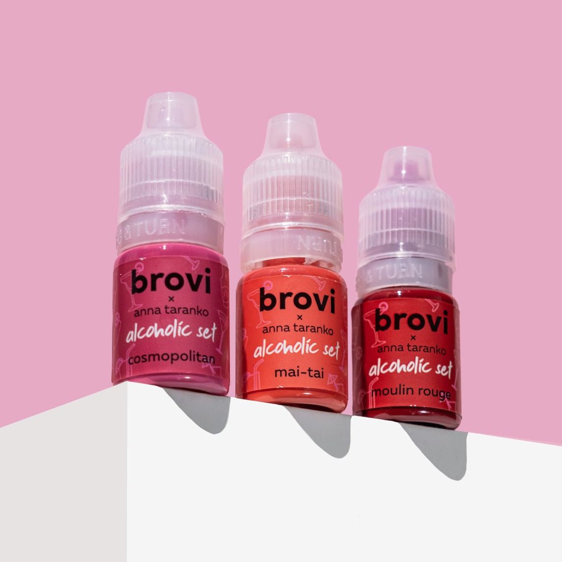 Brovi PMU Pigments - Set alcohólico 3 x 5ml - Mr.PMU