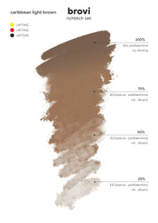 Pigmentos Brovi PMU - Caribbean Light Brown 5ml - Mr.PMU