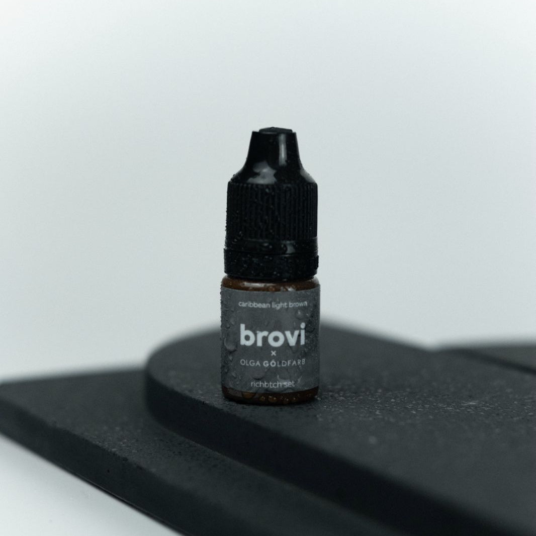 Pigmentos Brovi PMU - Caribbean Light Brown 5ml - Mr.PMU