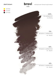 Brovi PMU Pigments - Dark Brown - Mr.PMU