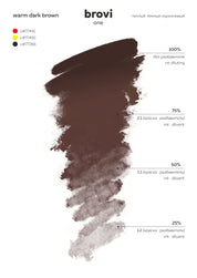 Brovi PMU Pigments - Warm Dark Brown - Mr.PMU